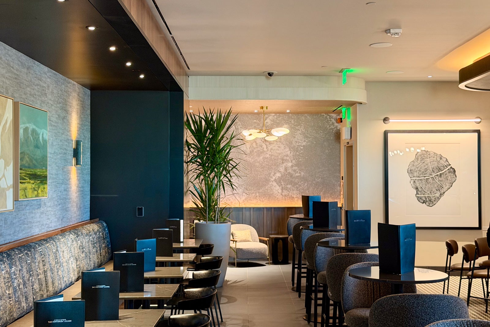 Amex Centurion Lounge Salt Lake City seating area