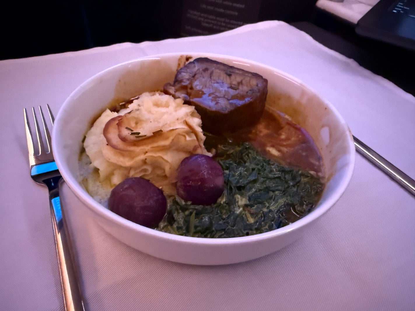 Beef in Delta One. CLINT HENDERSON/THE POINTS GUY.