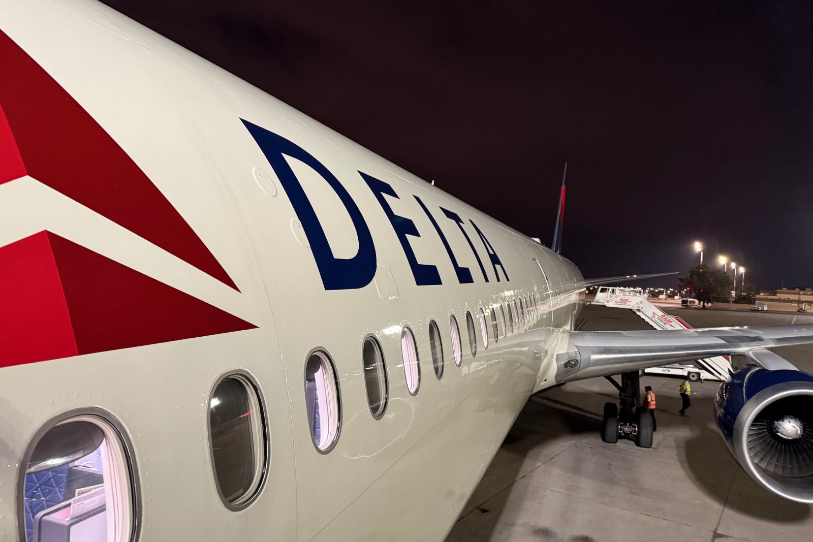 Delta 767-400 in Morocco.