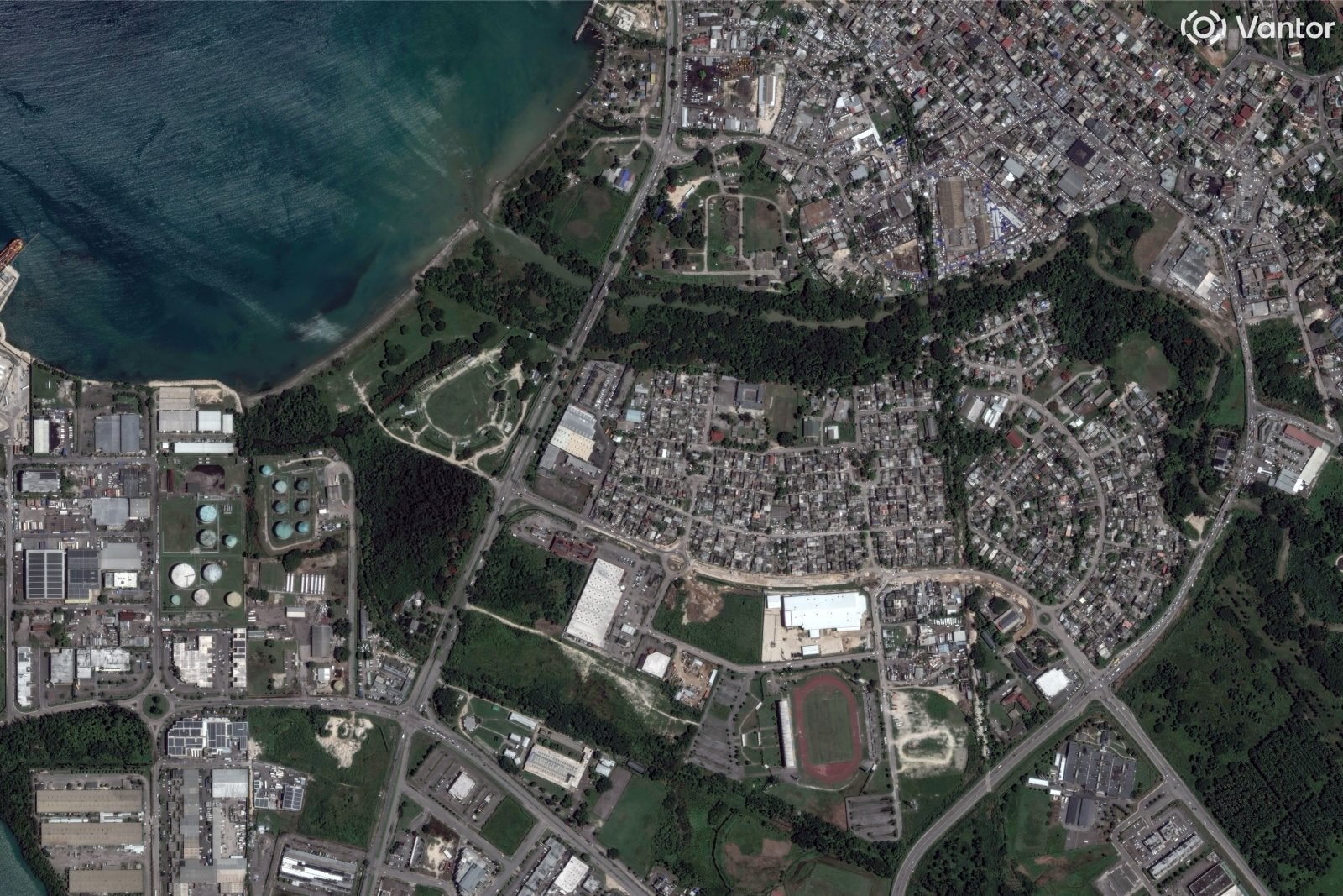 Before Storm View Of Montego Bay, Jamaica - September 6, 2025