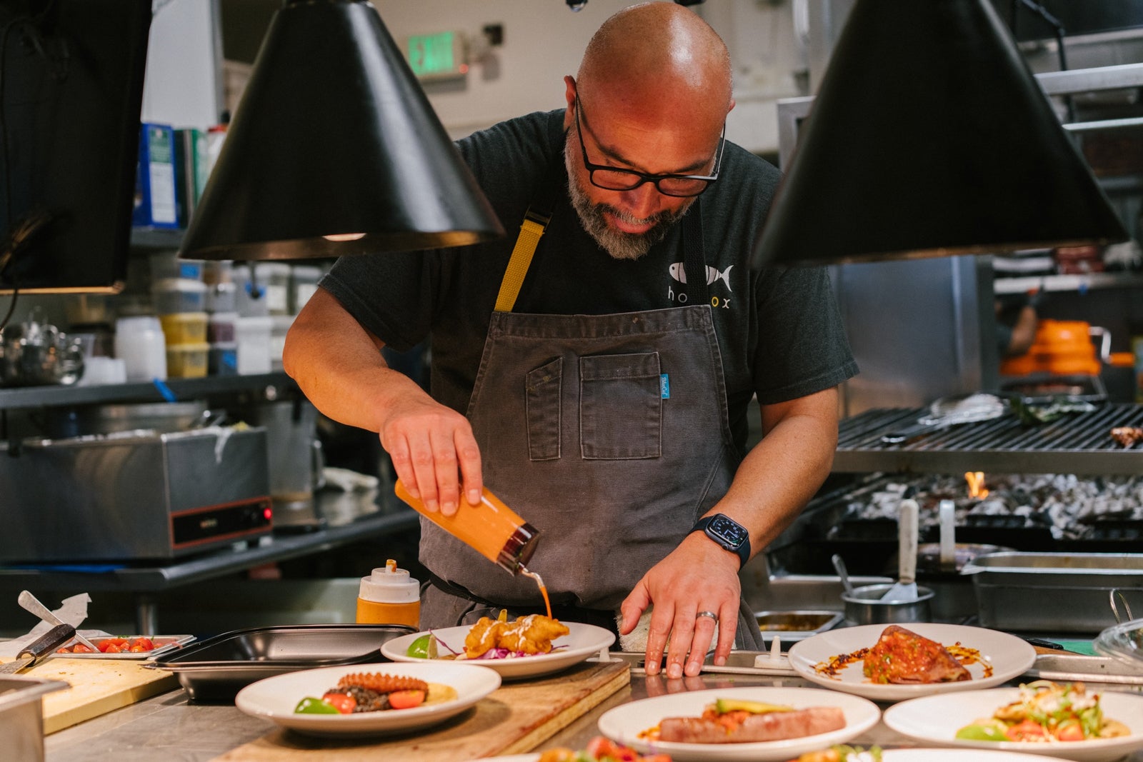chef at holbox restaurant LA