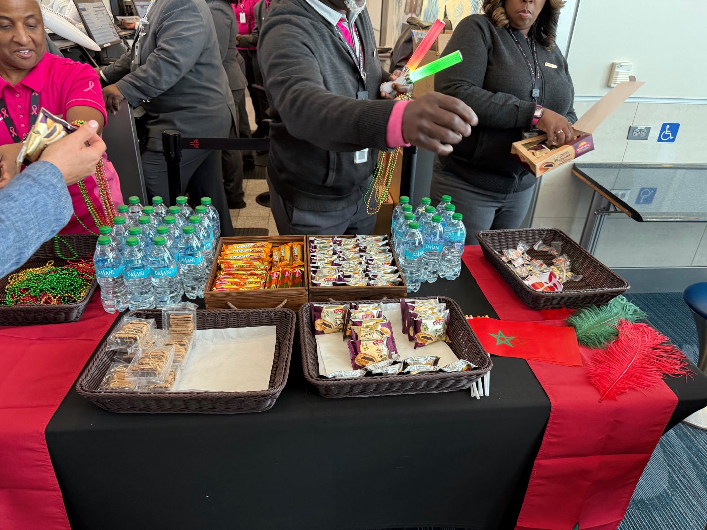 Snacks at the departure gate. CLINT HENDERSON/THE POINTS GUY