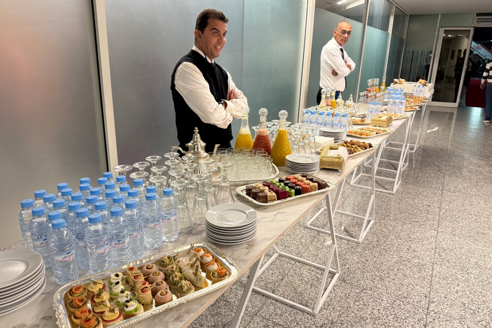 Treats set up in Marrakech. CLINT HENDERSON/THE POINTS GUY