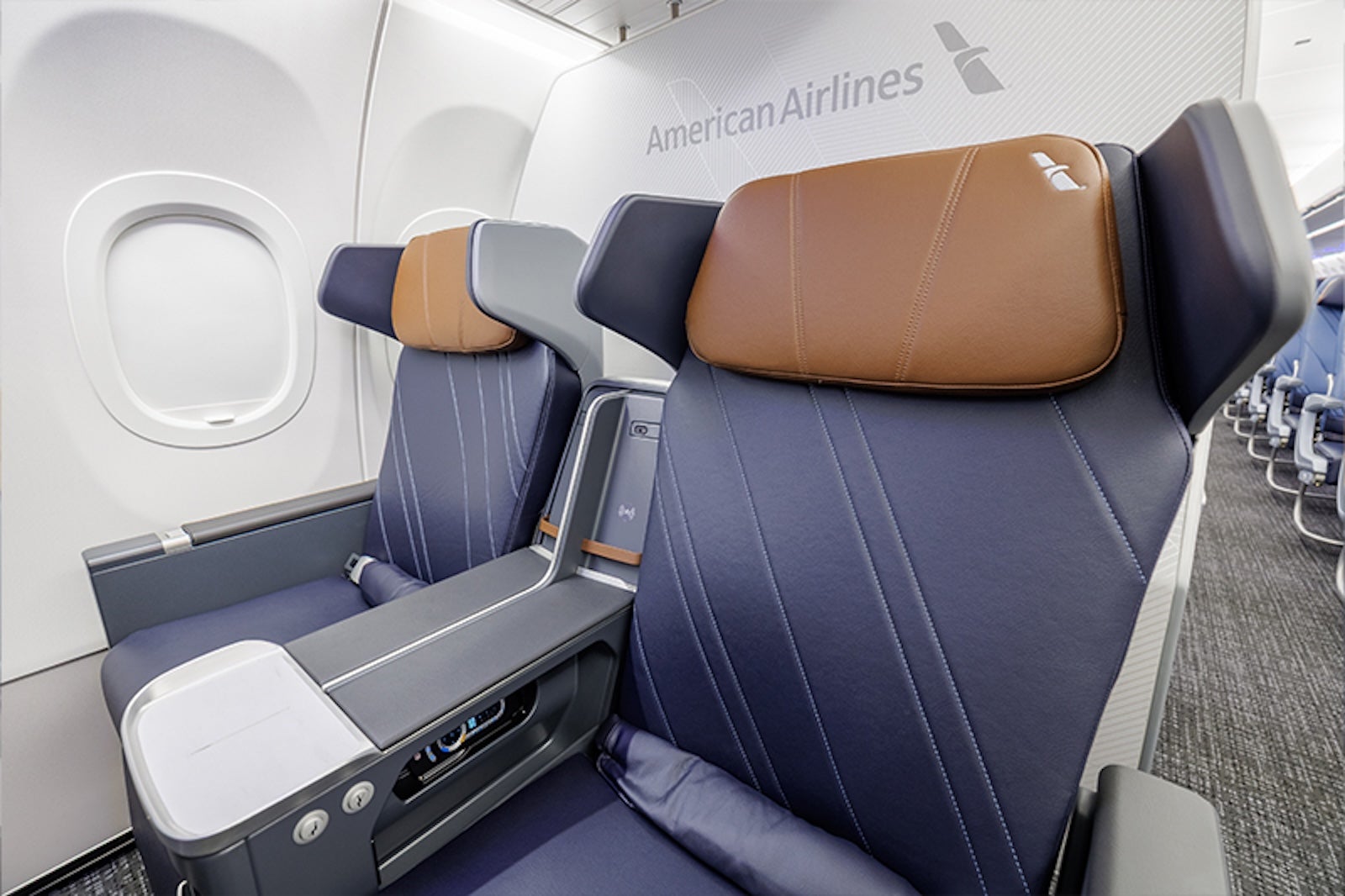 American Airlines premium economy seats aboard the Airbus A321XLR