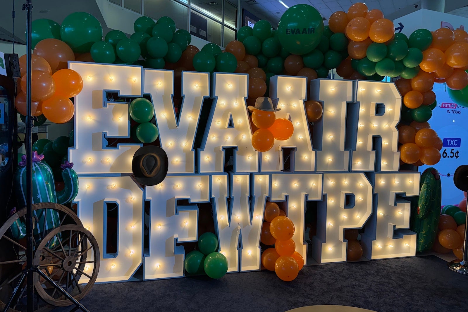 EVA Air DFW launch