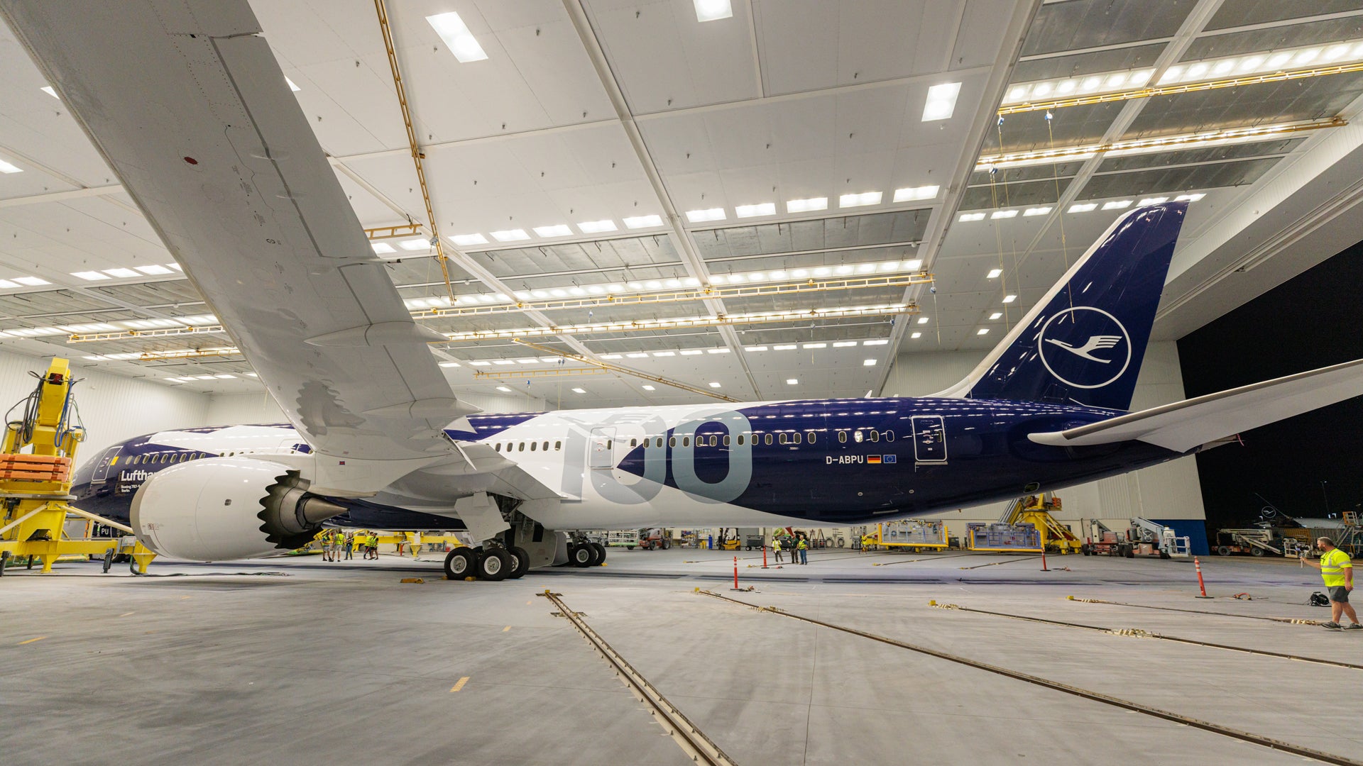 Lufthansa 100 livery