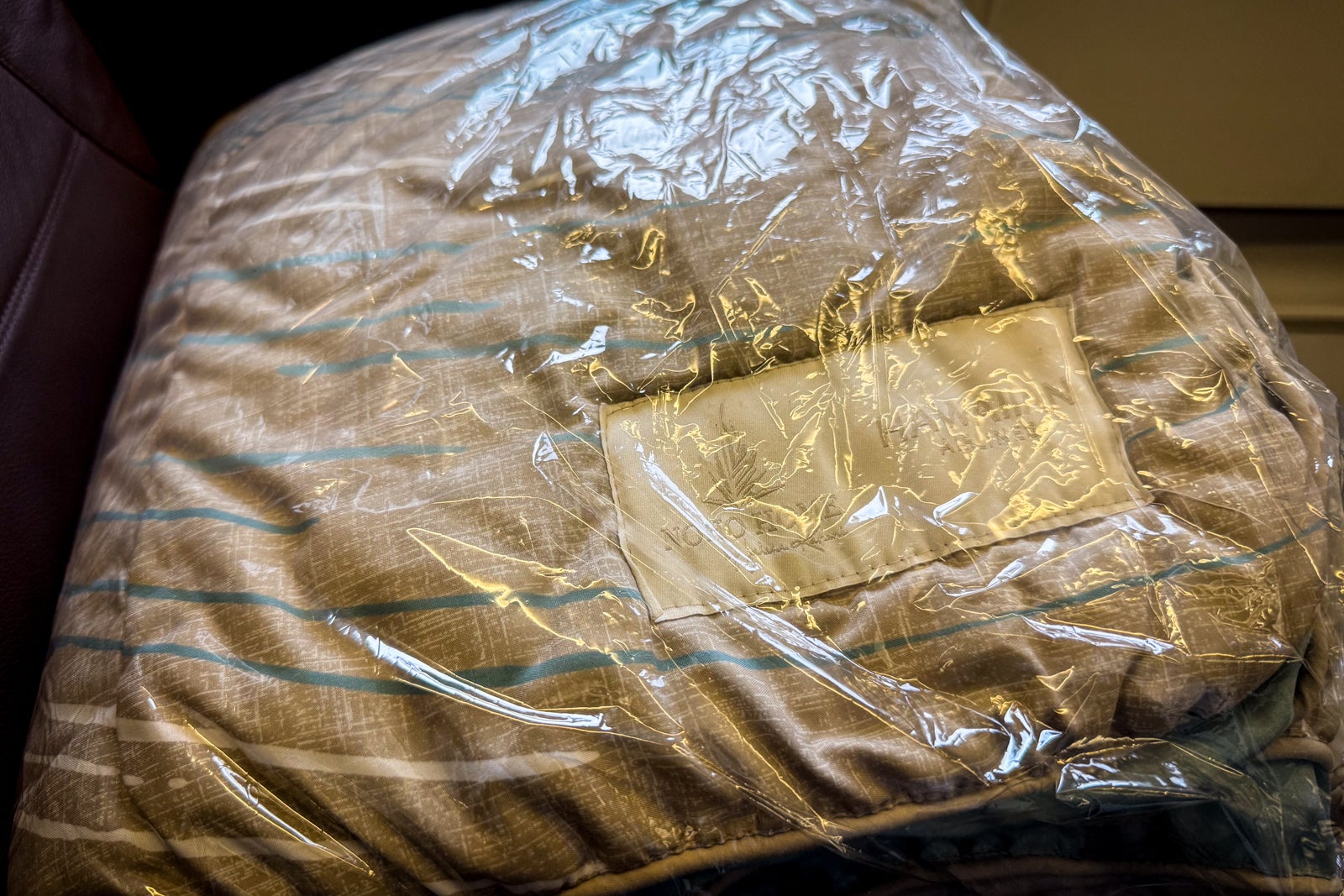 hawaiian airlines plane bed