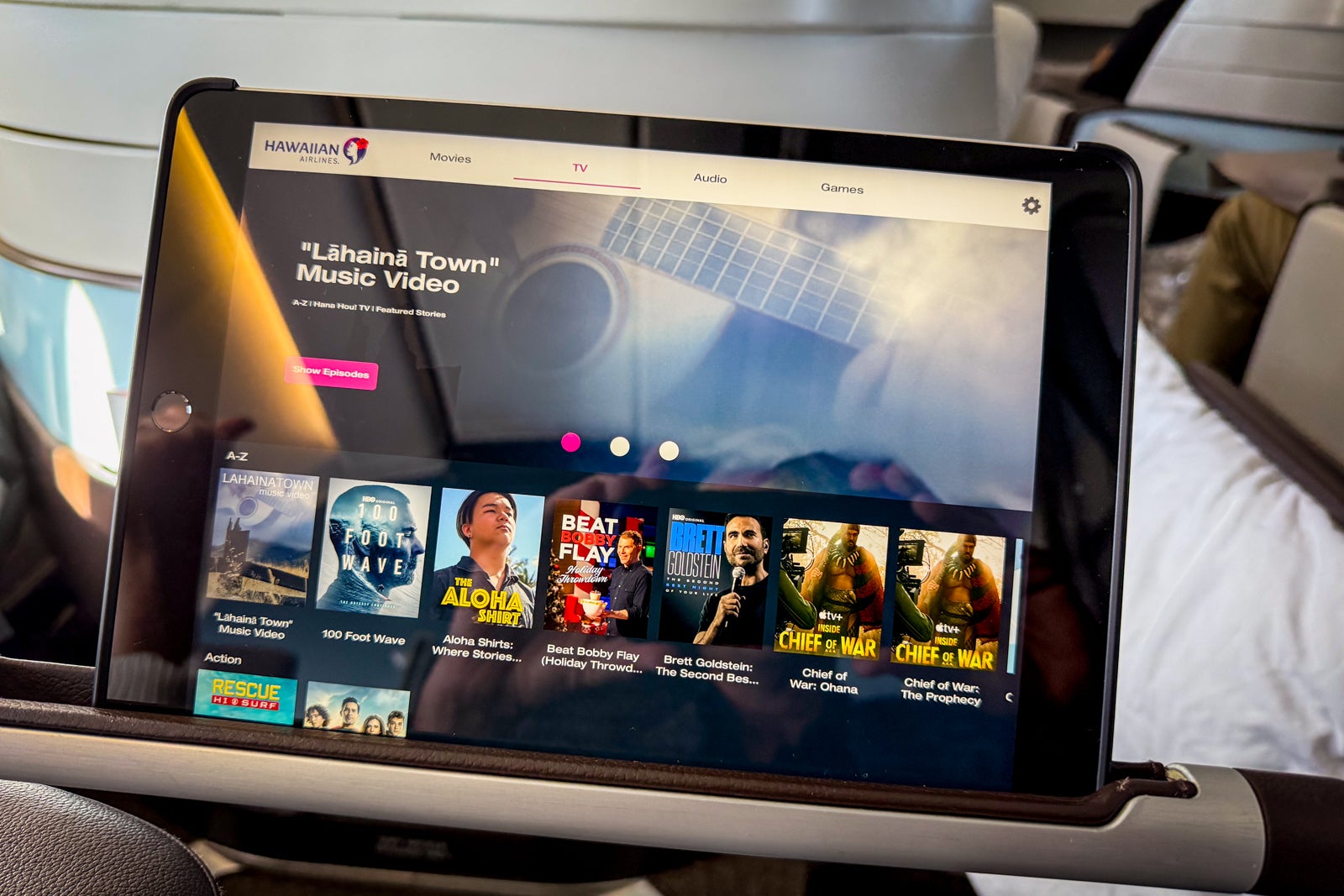 hawaiian airlines plane tech