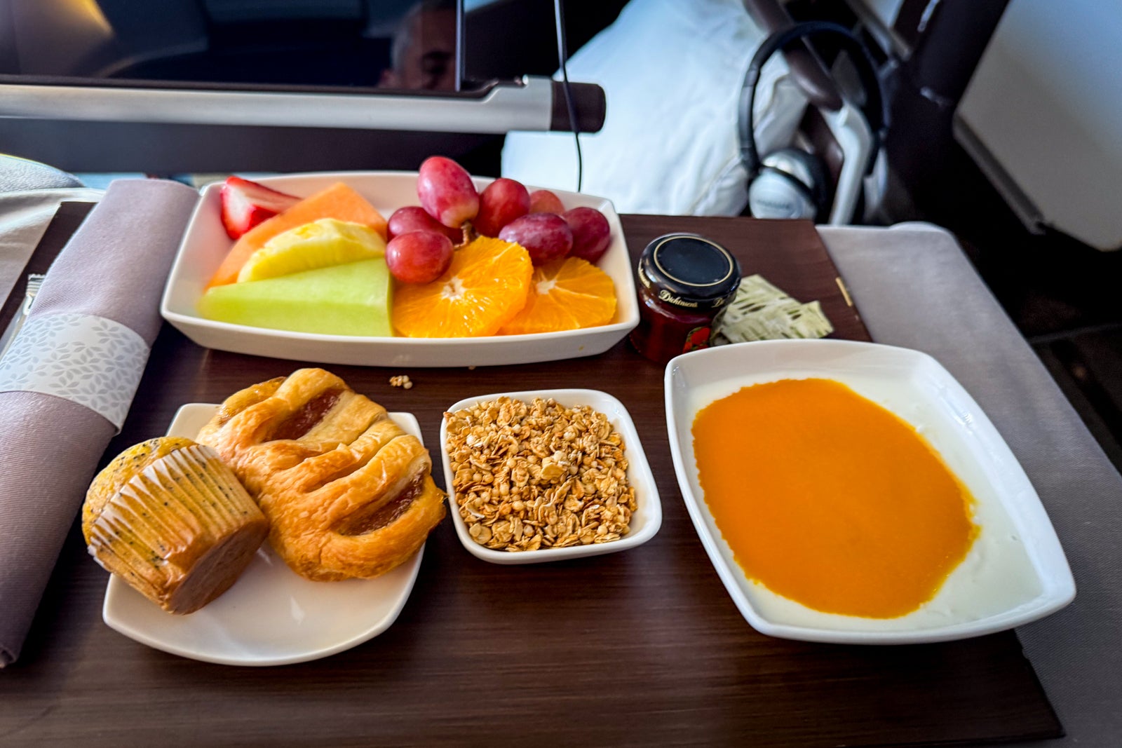 hawaiian airlines plane meal
