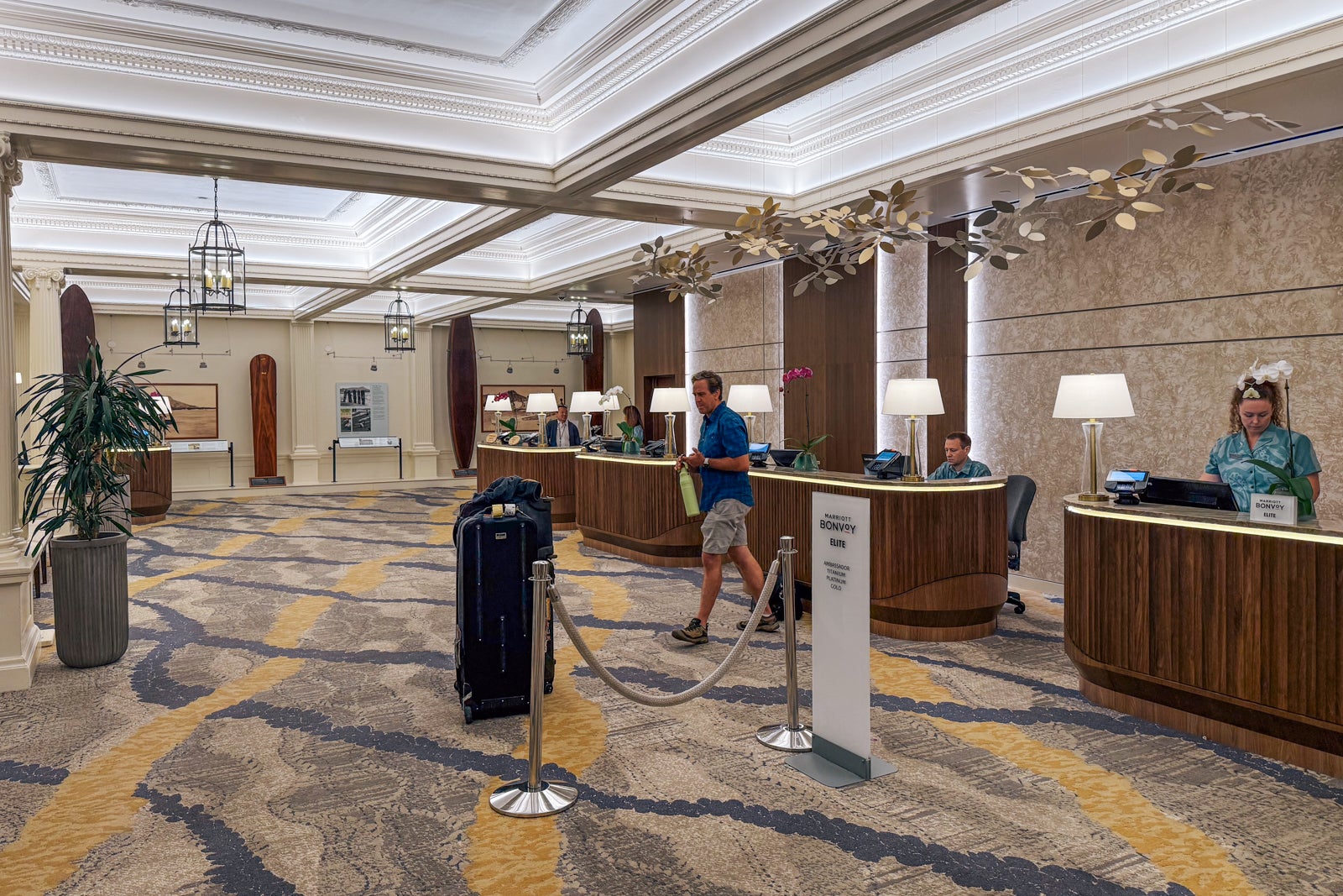 Lobby of Moana Surfrider