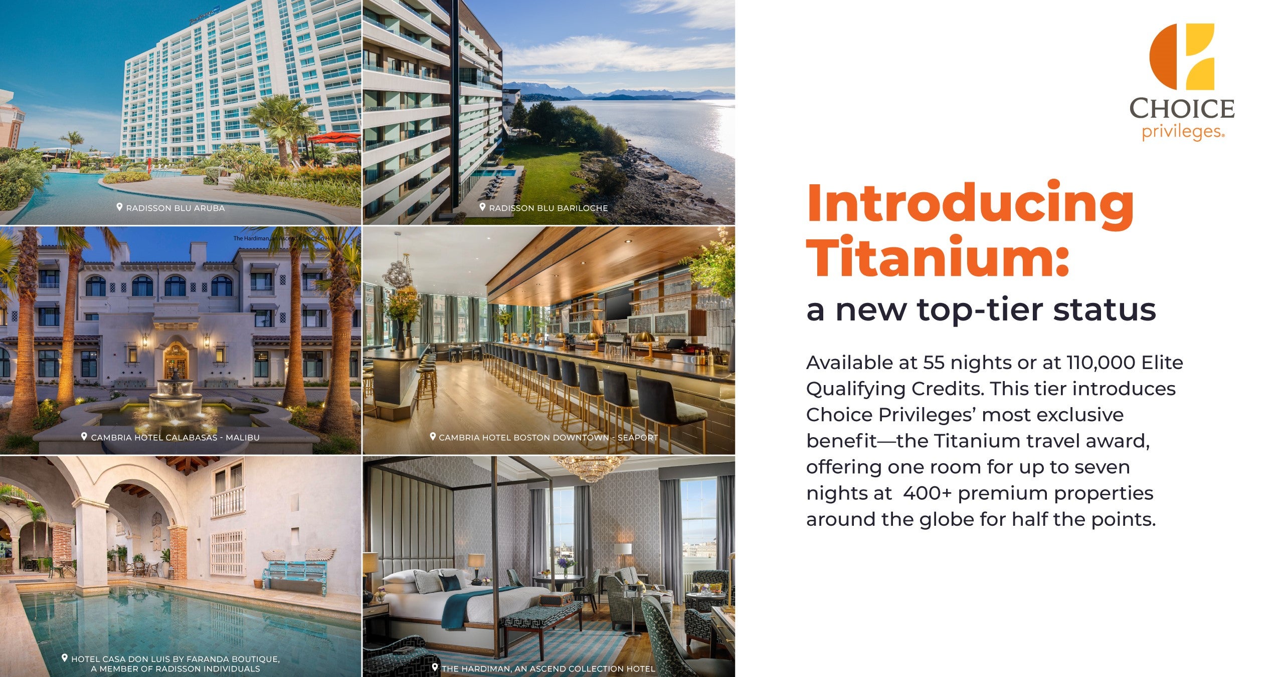 Choice Privileges new Titanium status