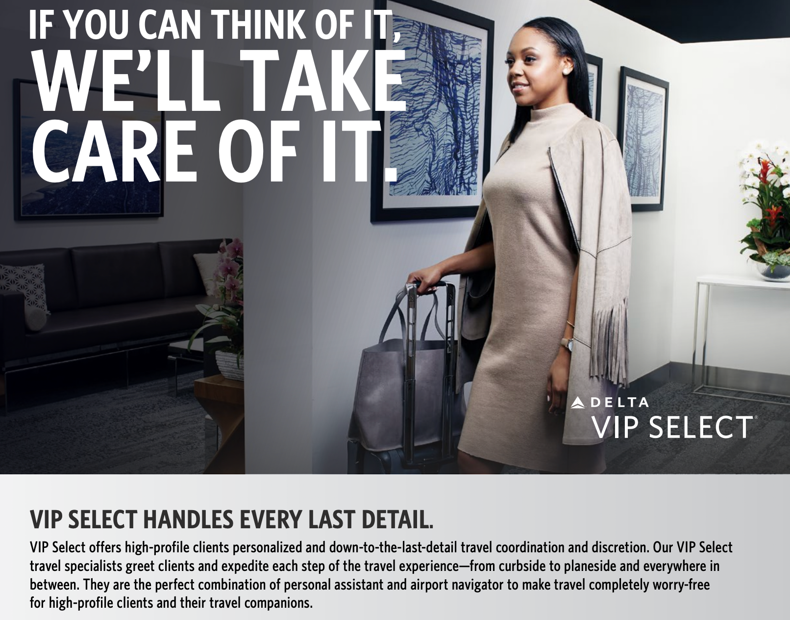 Delta VIP Select promotional material