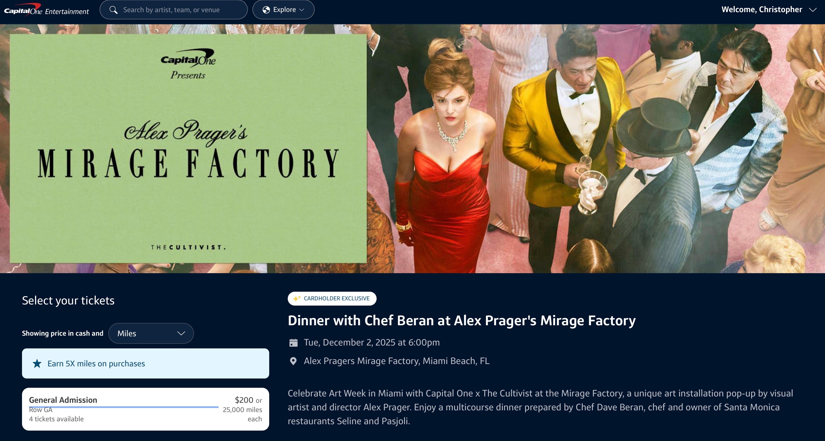 Capital One Art Week screenshot