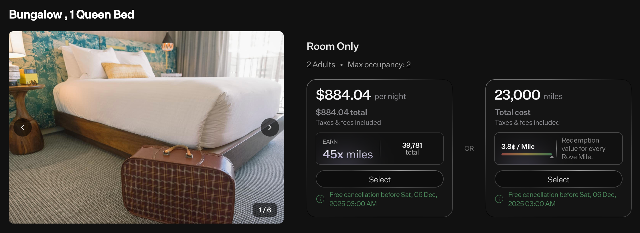 Rove Surfjack 12/12 queen bungalow