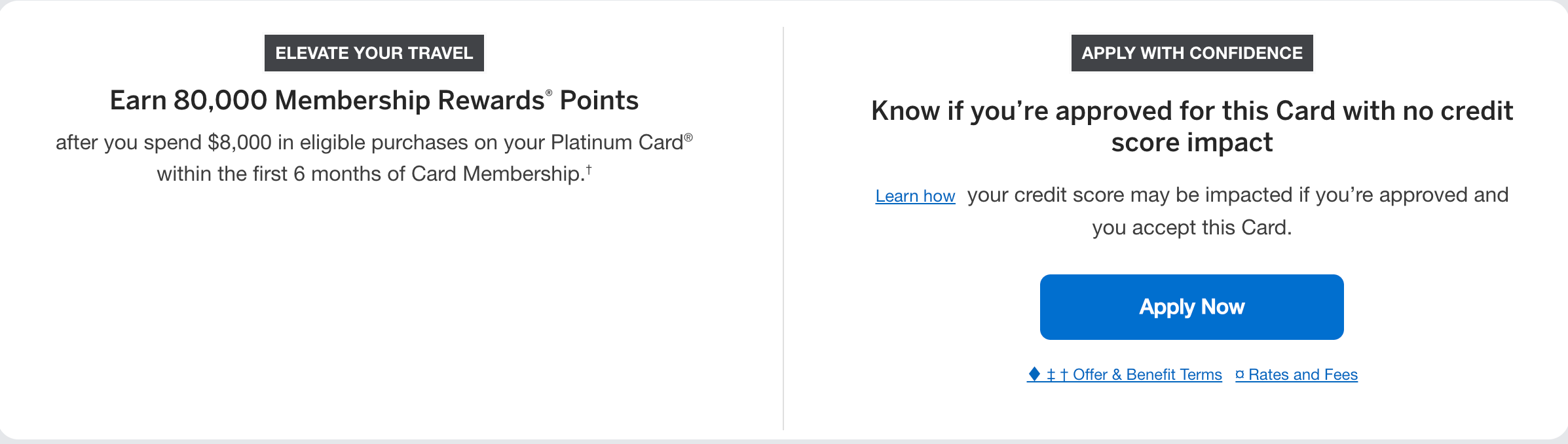 Amex Platinum upgrade offer