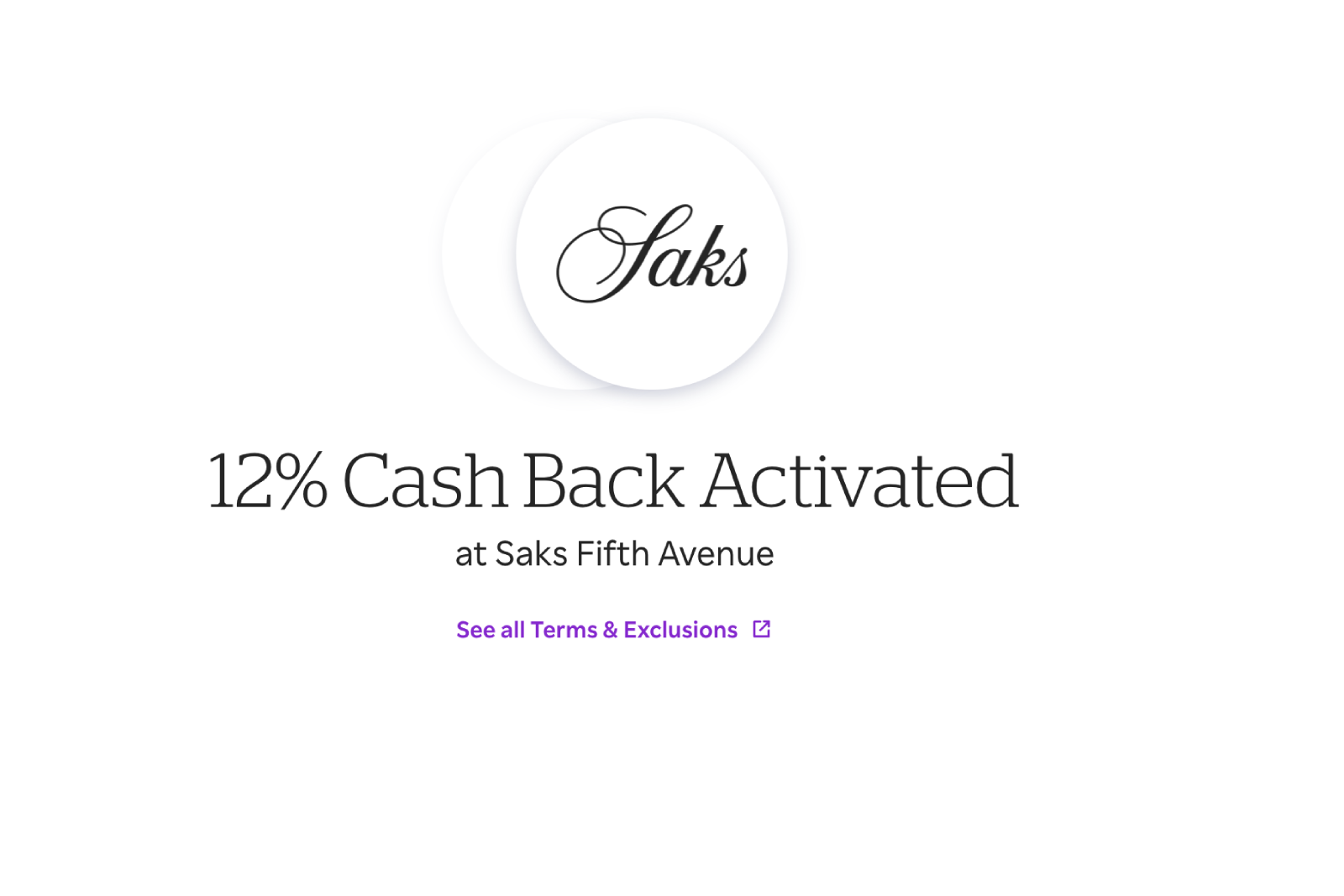 Rakuten Saks screenshot