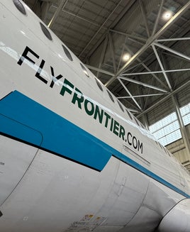 frontier plane underbelly