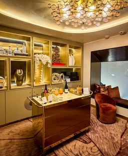 First look inside Chase's new Sapphire Lounge in Las Vegas — complete with a Champagne parlor