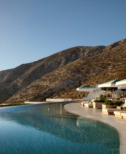 You'll be able to use Hilton Honors points at this dreamy new hotel in Santorini next year