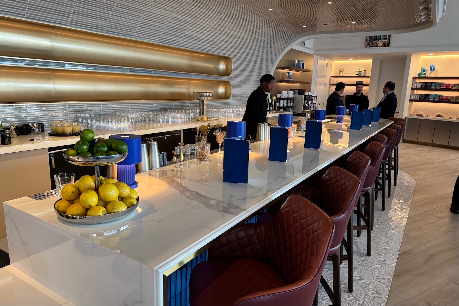JetBlue BlueHouse bar