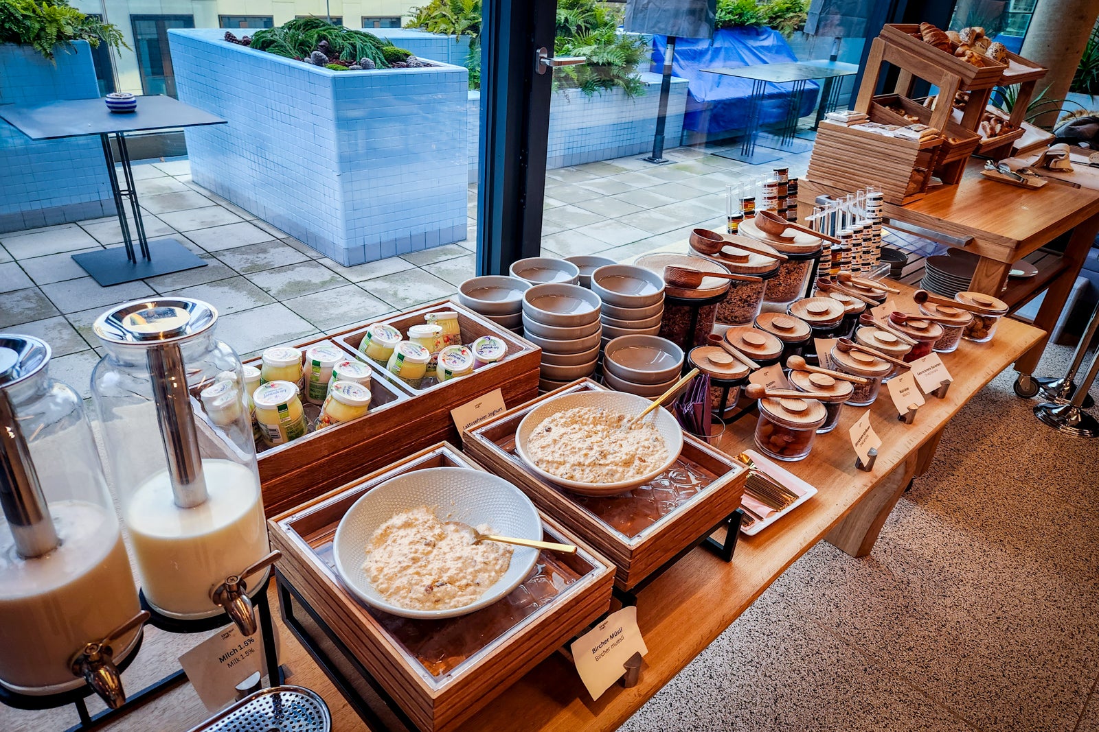 breakfast spread at Kimpton Frankfurt