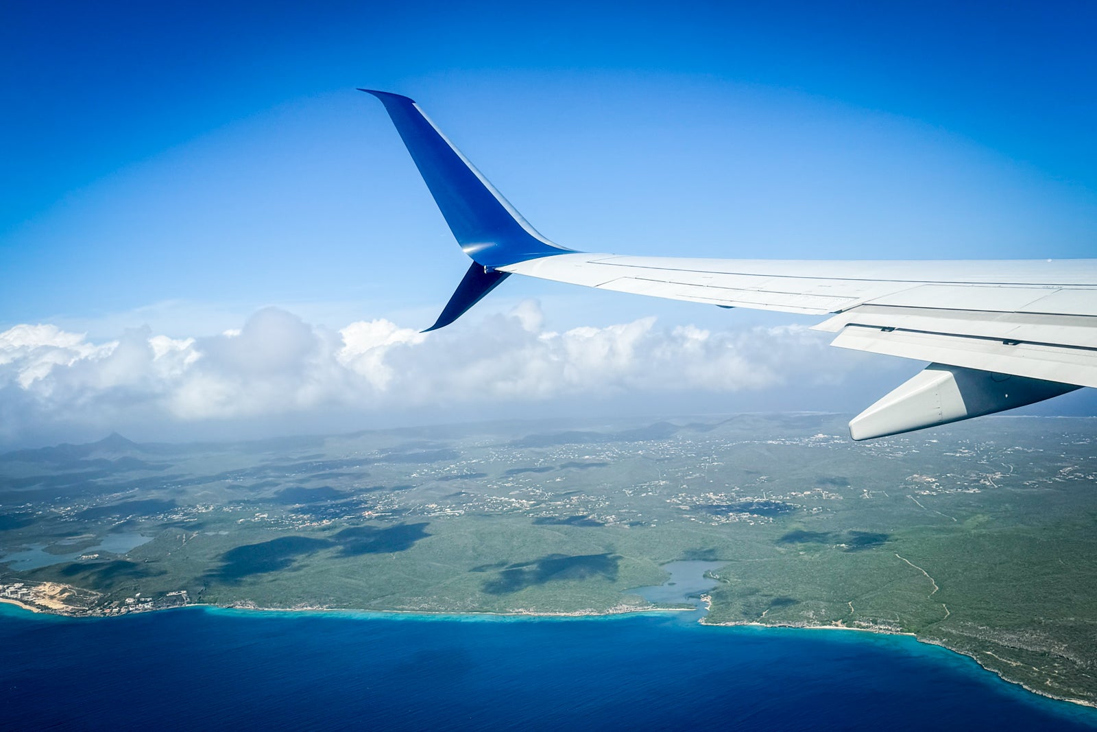 airplane flying in the sky