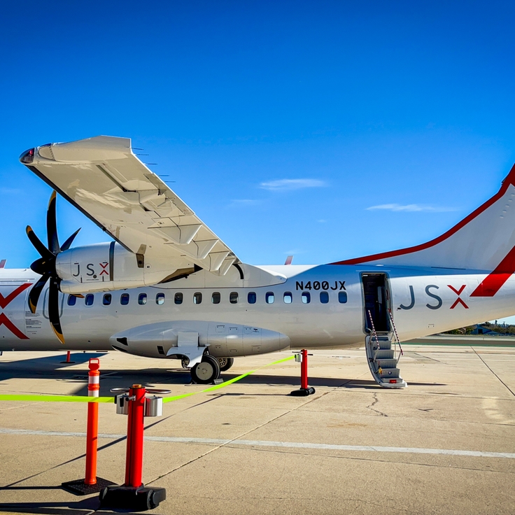 Boutique air carrier JSX knows where it wants to fly its spiffy turboprop planes next