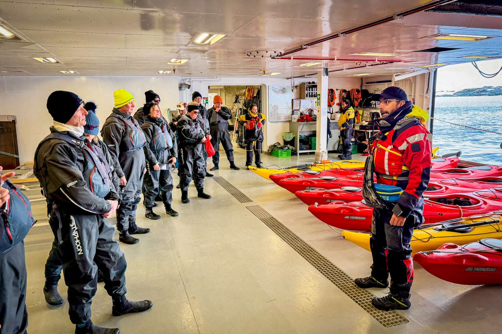 A Roald Amundsen expedition guide explains how to paddle a sea kayak in advance of an outing.