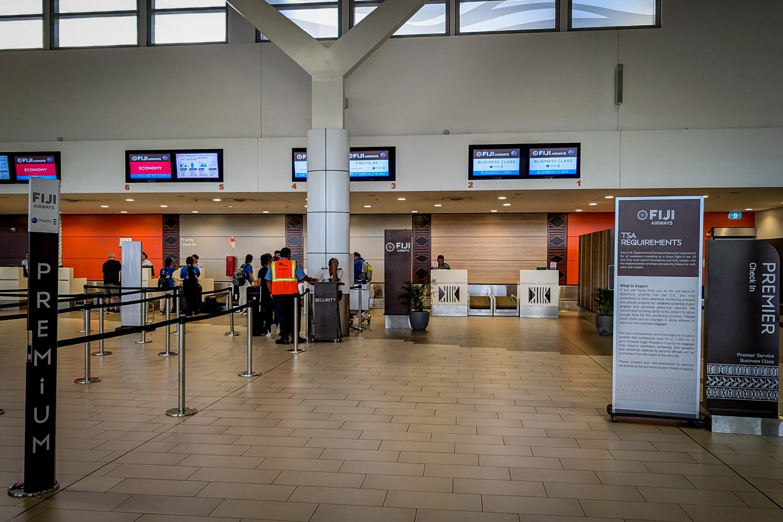 Fiji Airways check-in