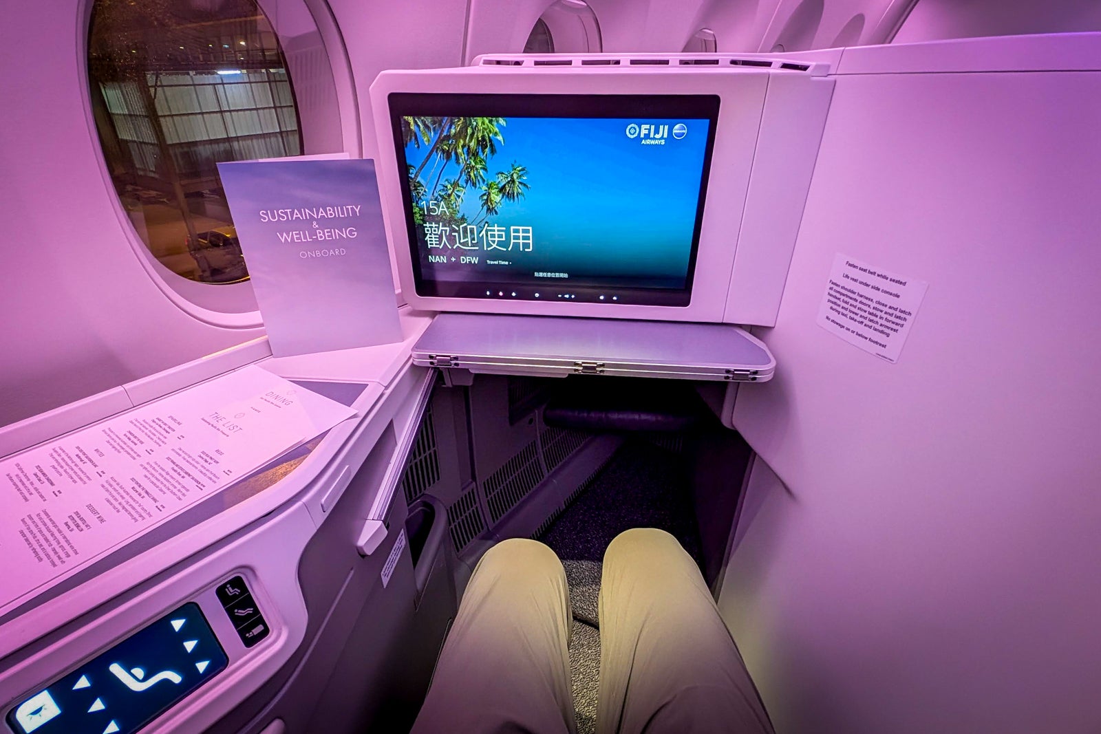 Fiji Airways business class