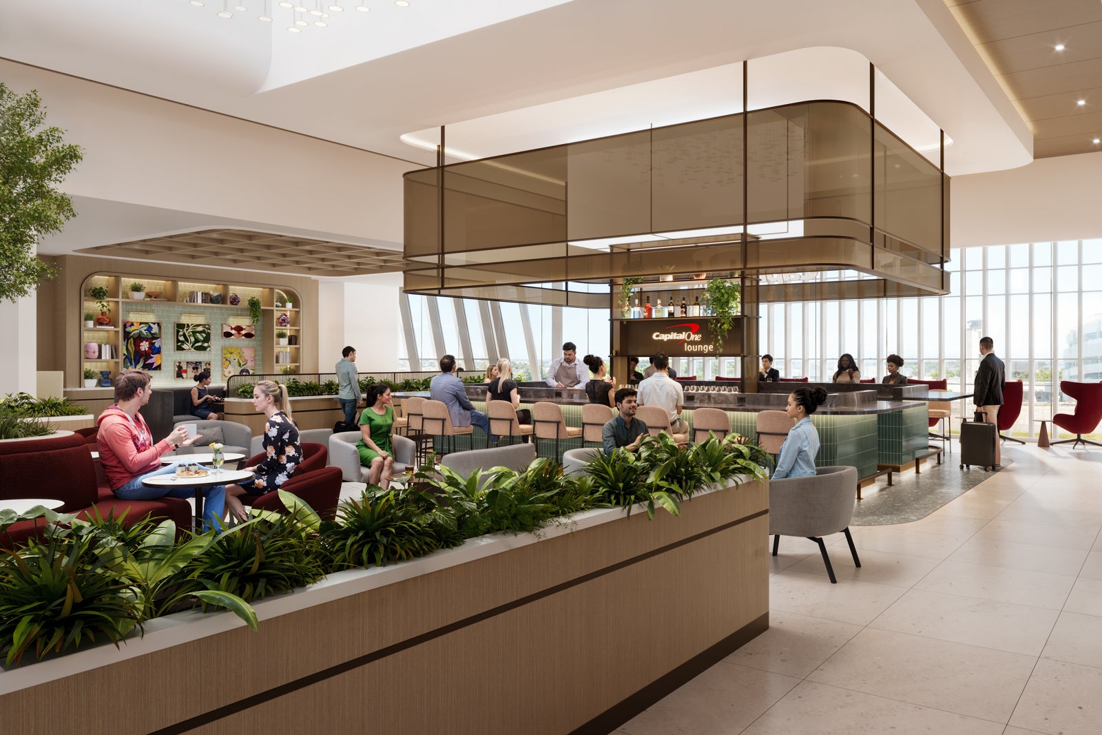 CLT Capital On airport lounge