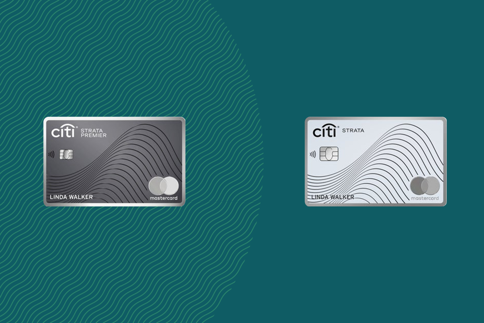 Citi Strata and Strata Premier card art