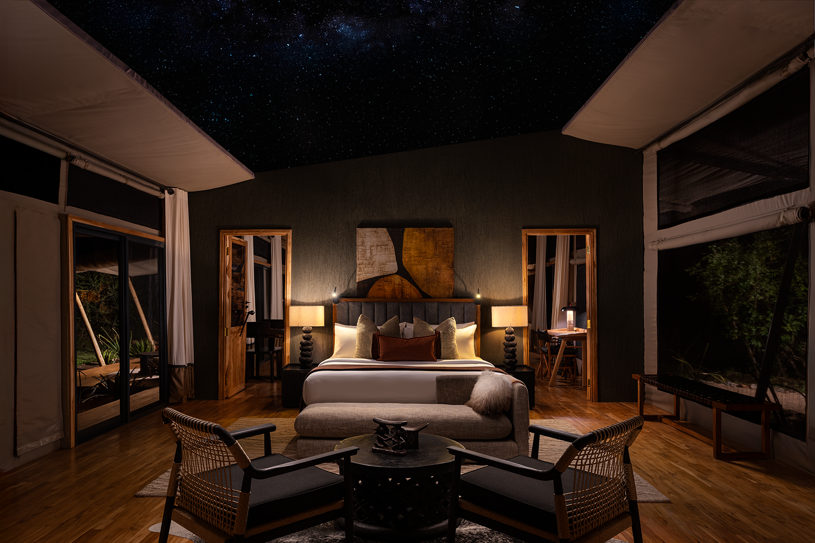 Mapito Safari Camp, Serengeti, Autograph Collection - night sky guest tent