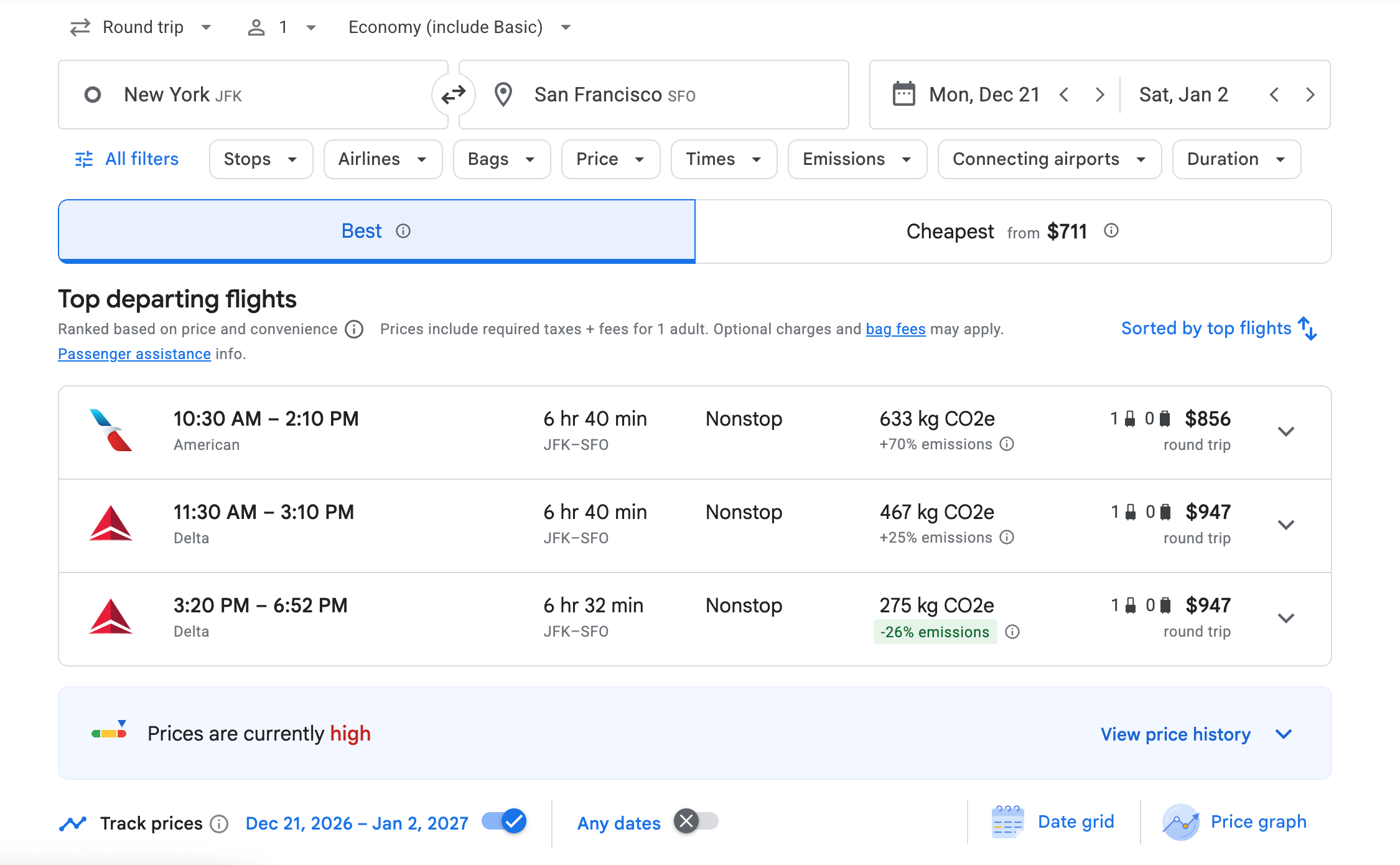 GOOGLE FLIGHTS