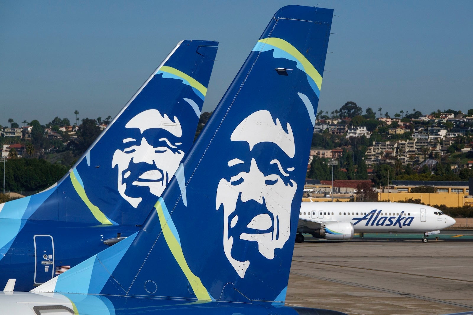Alaska Airlines At San Diego International Airport