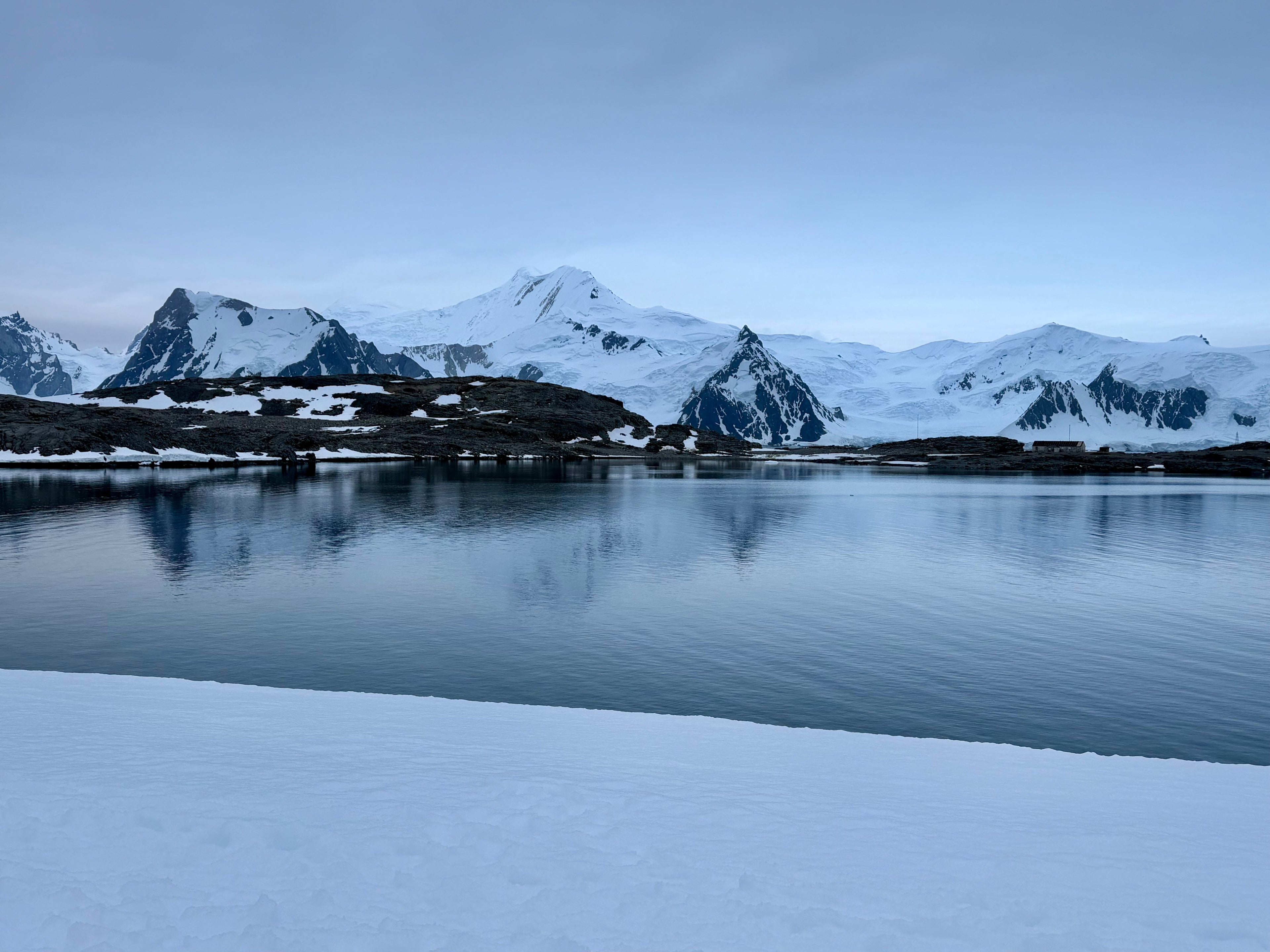 An HX Expeditions camping site in Antarctica