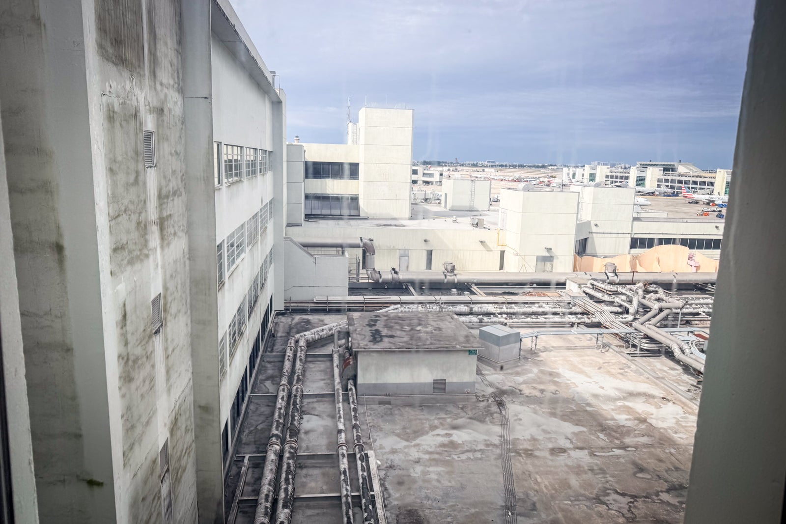 Miami International Airport Hotel room view