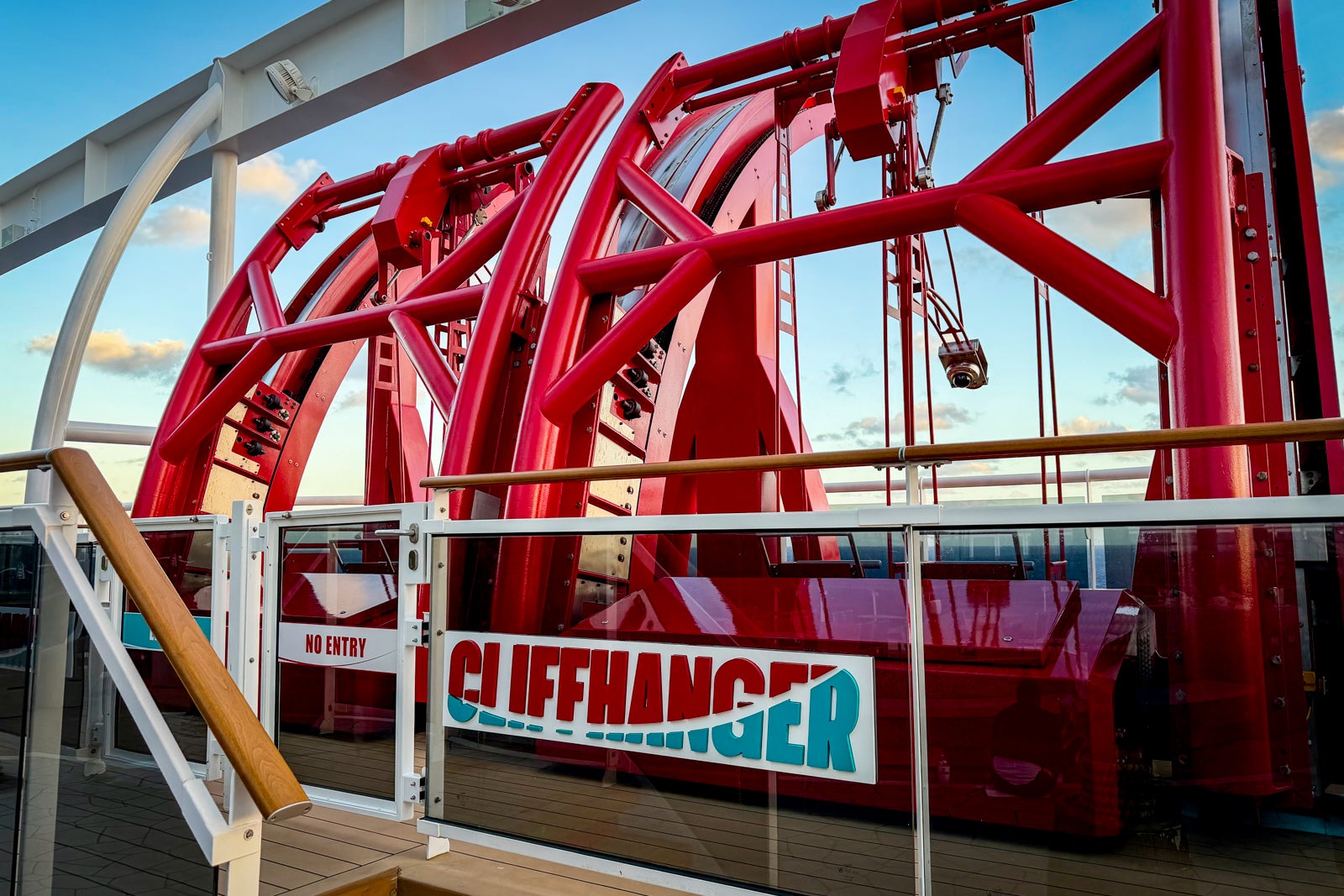 The Cliffhanger ride on MSC World America