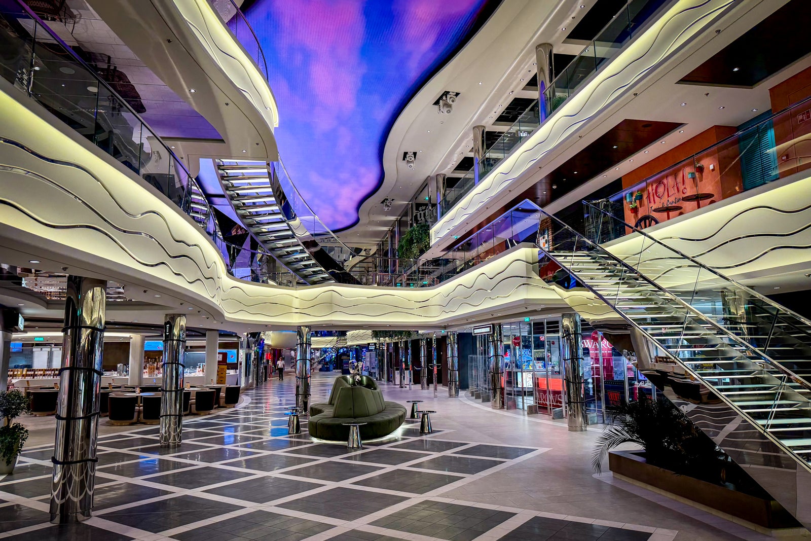 The World Galleria on MSC World America