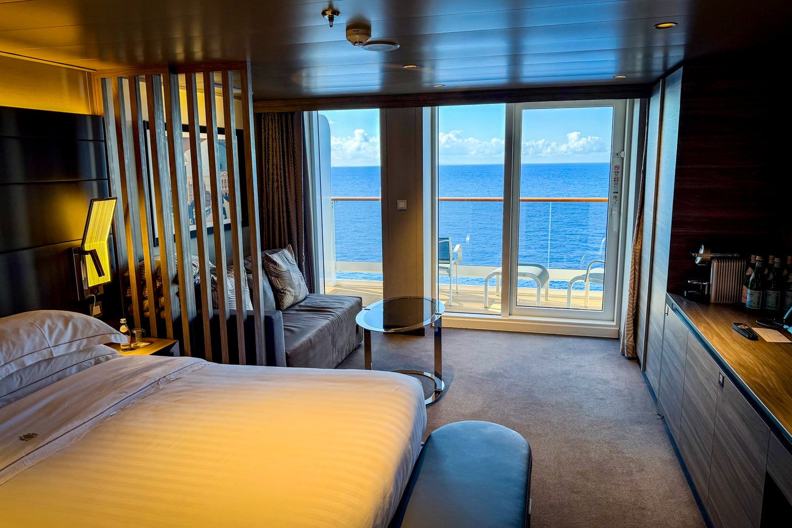 A Yacht Club Deluxe Suite on MSC World America