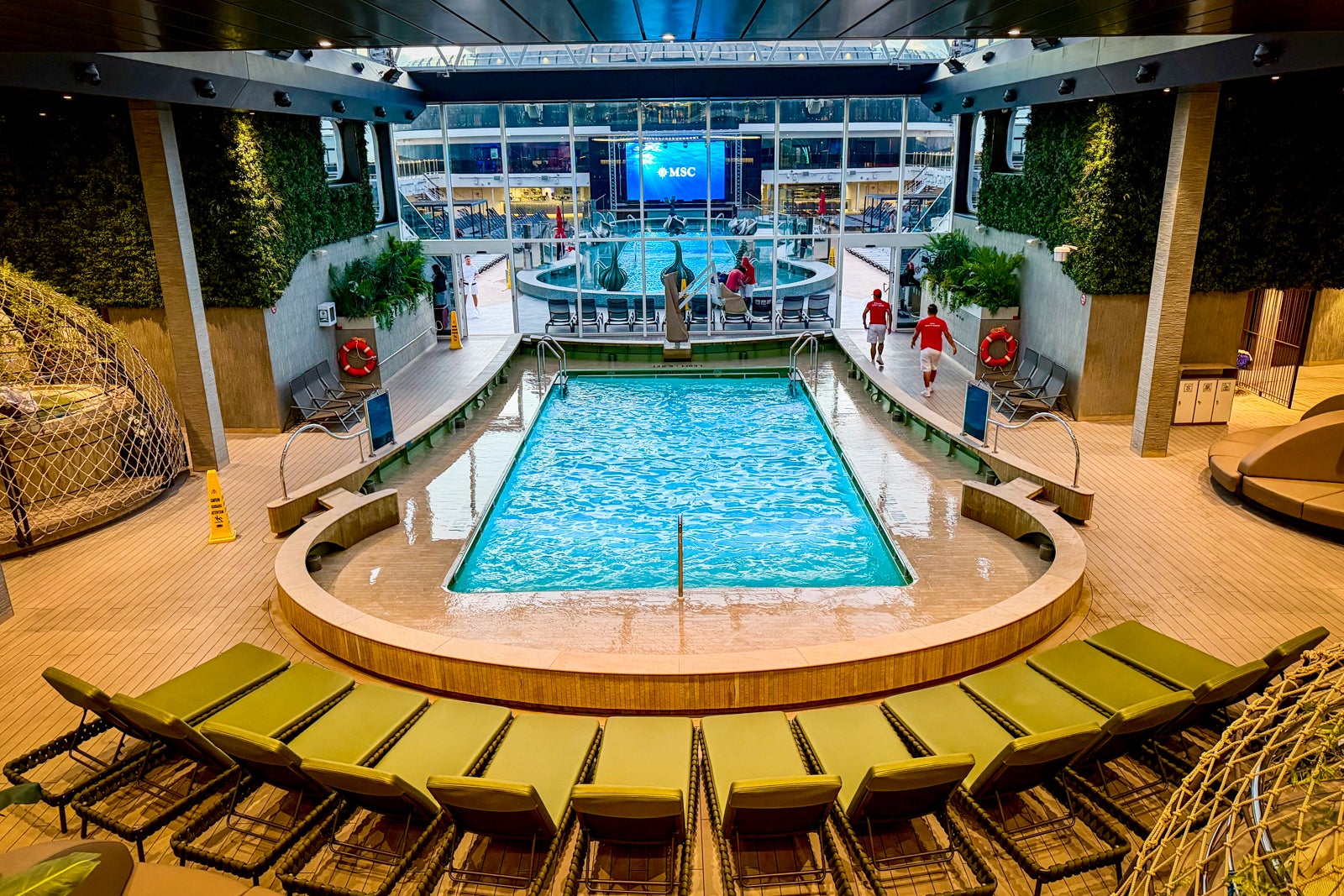 The Botanic Garden Pool on MSC World America
