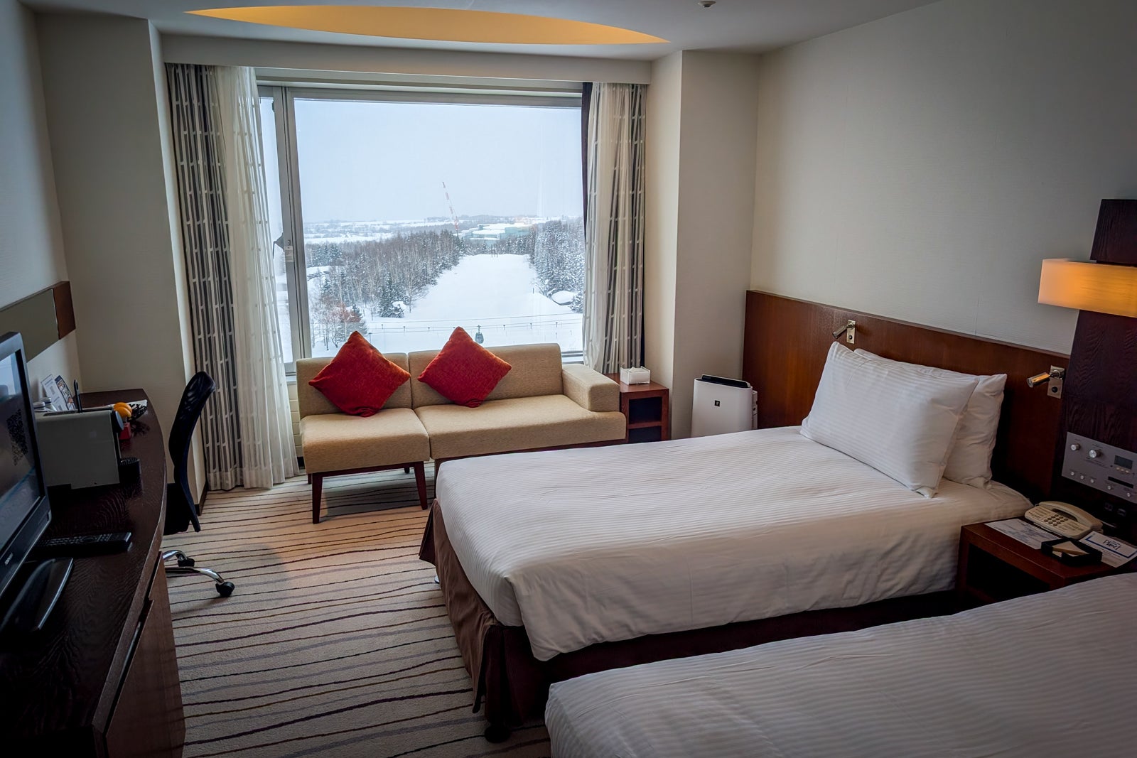 A room at Hilton Niseko Village in Japan