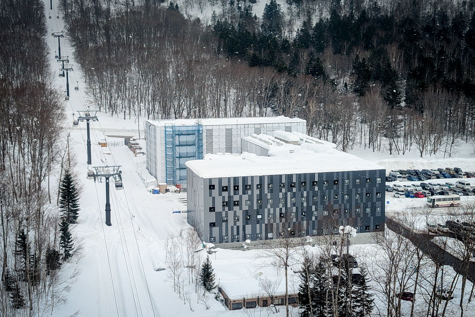 Moxy Niseko Village under construction