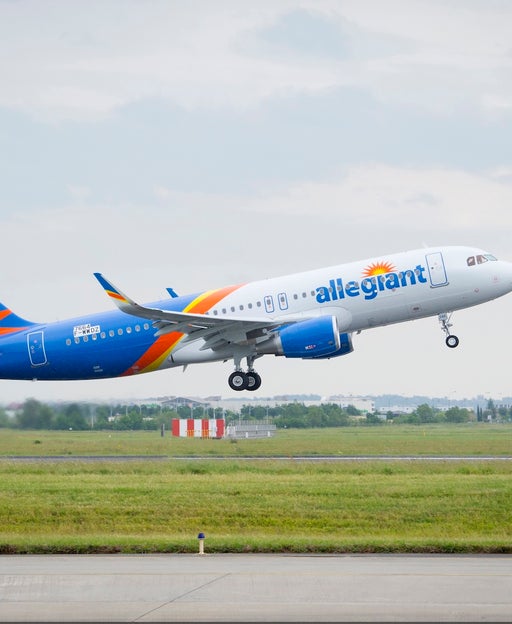 Airplane during takeoff