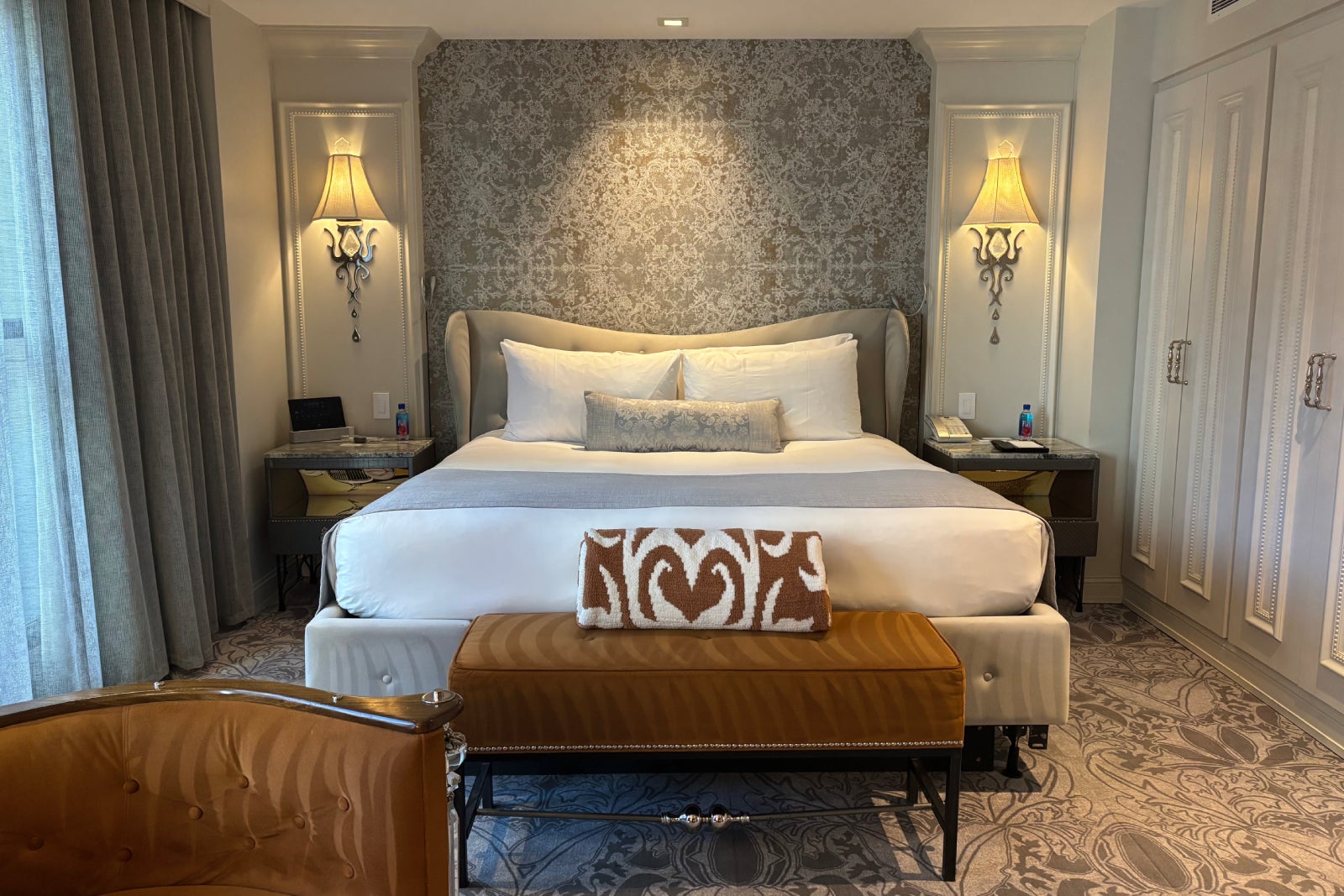 King room at Iveys Hotel in Charlotte