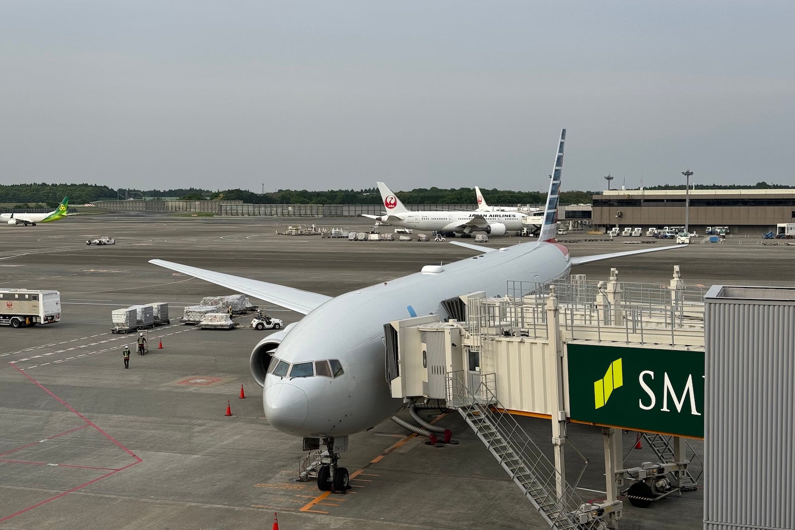 An American Airlines jet at Tokyo's Narita International Airport (NRT). SEAN CUDAHY/THE POINTS GUY