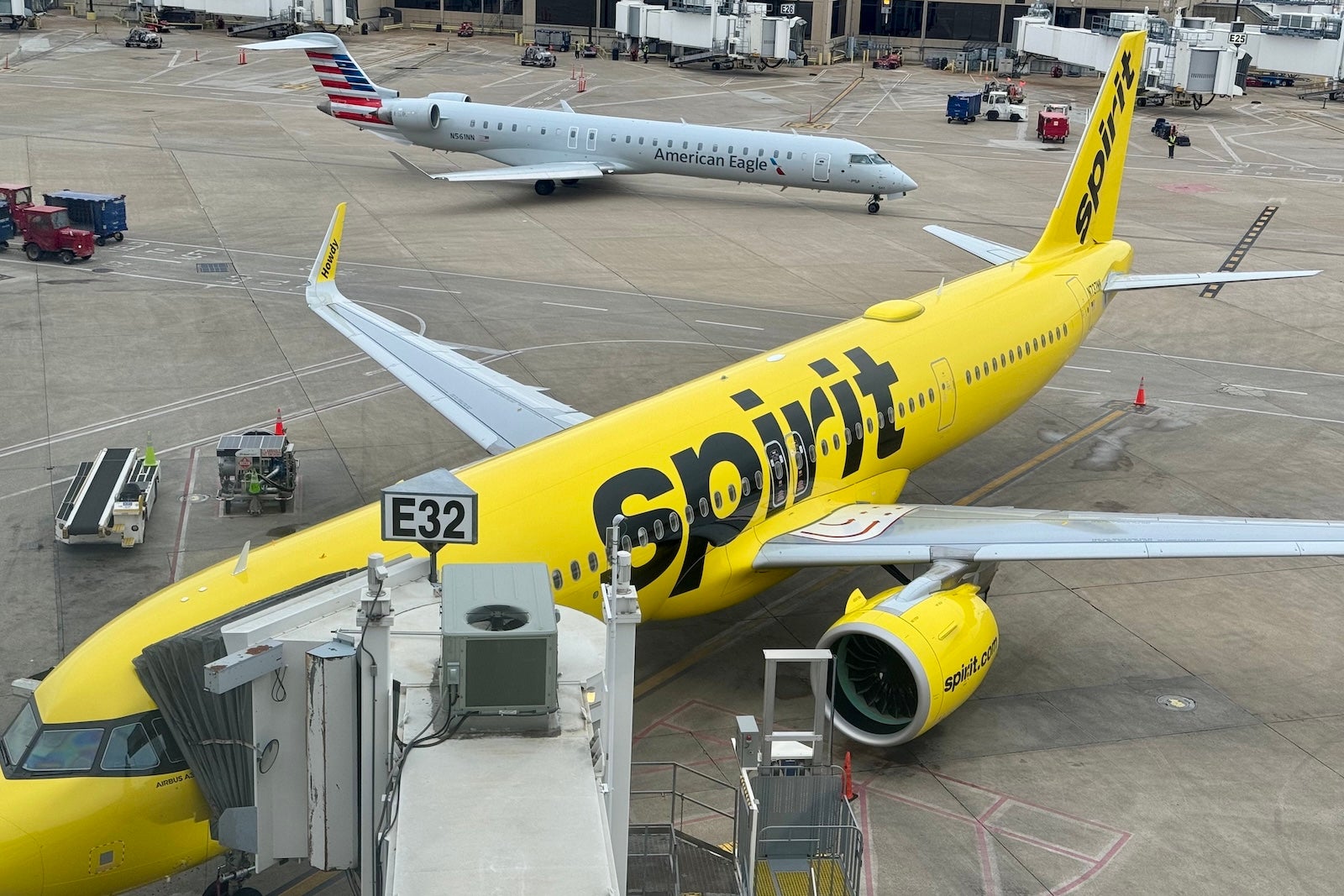 Spirit Airlines 313 Detroit To Lanull