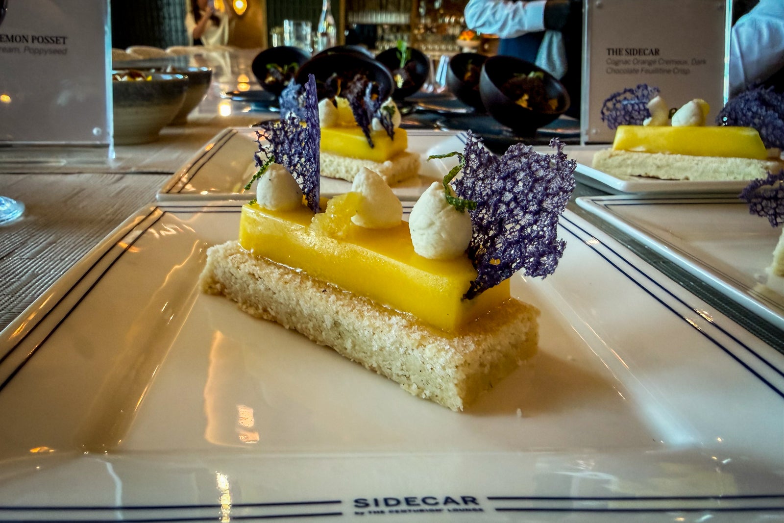 Sidecar lounge menu items