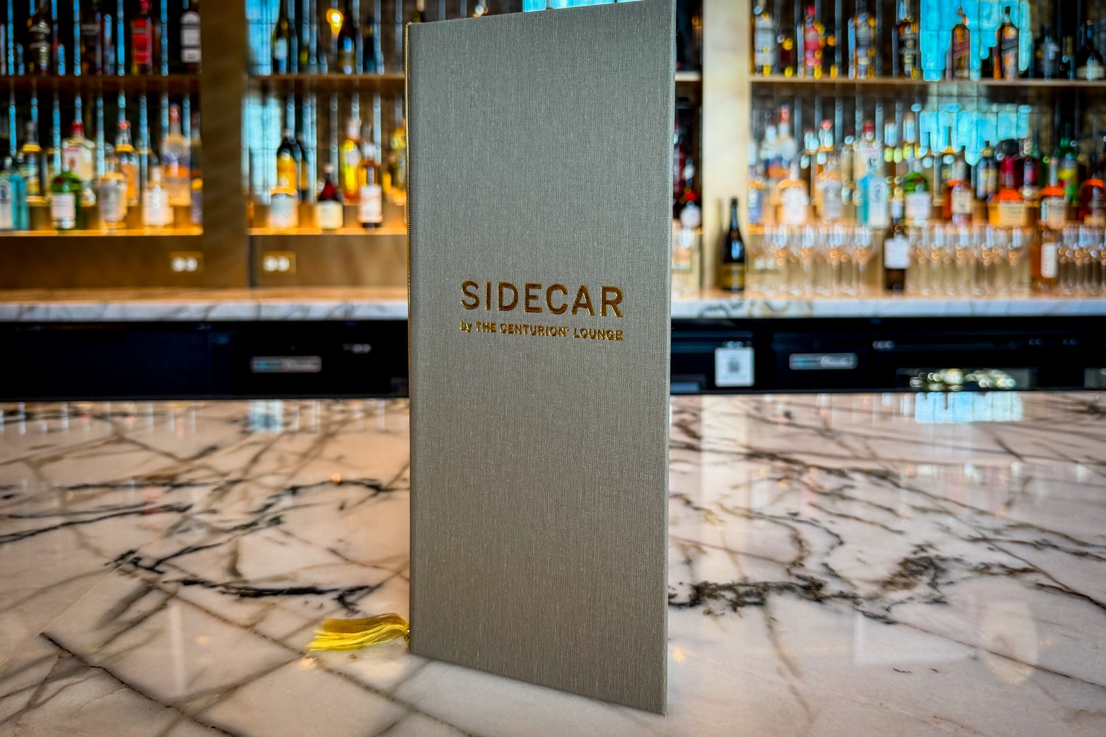 Sidecar lounge menu
