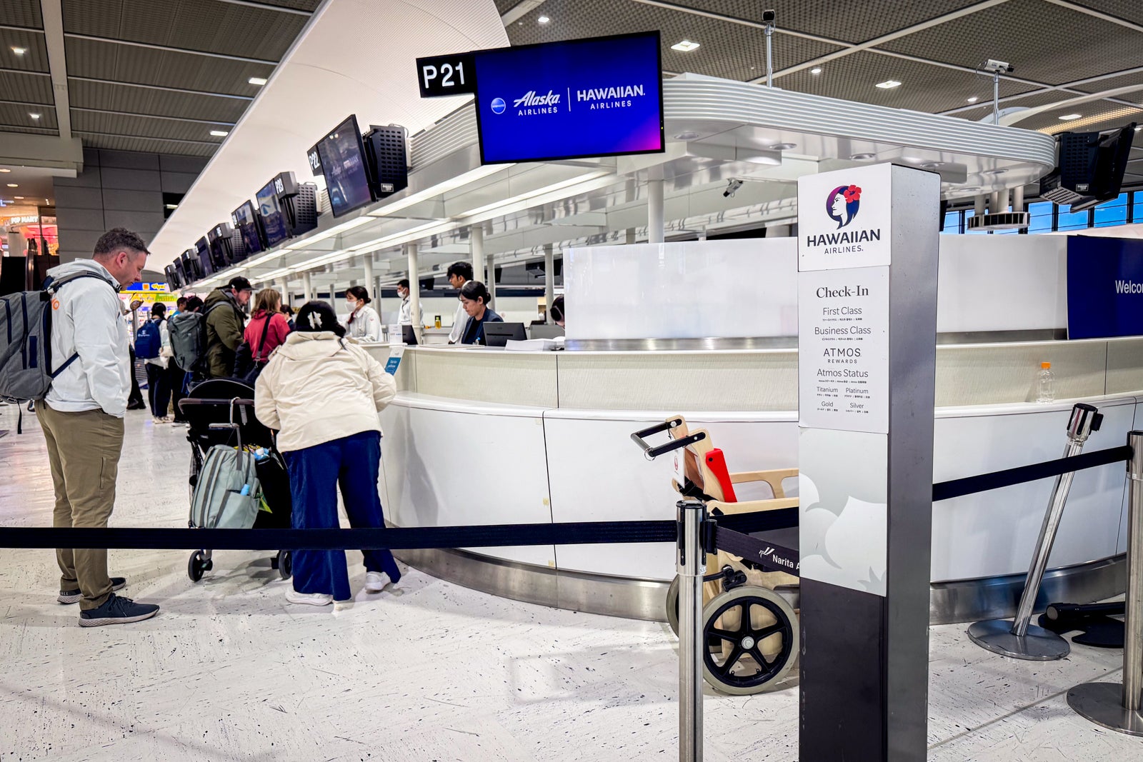 Narita airport check in